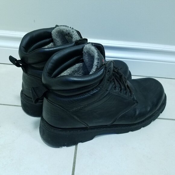 Weather Spirits 3M Thinsulate Insulation Water Resistant Black Boots Size 12 - Picture 4 of 11